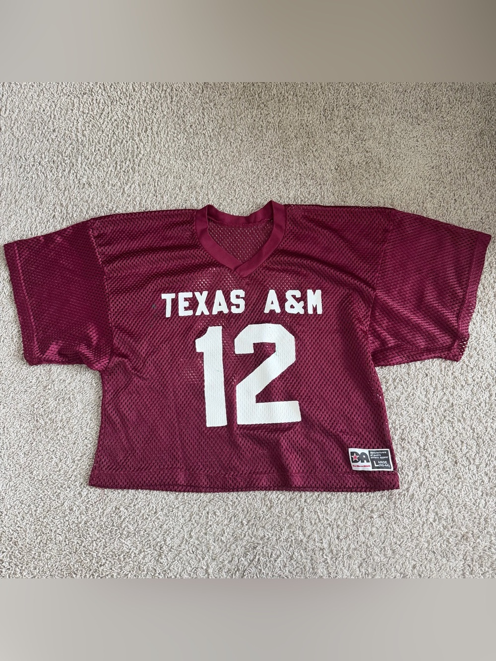 Don Alleson Athletics Texas A&M Cropped Jersey